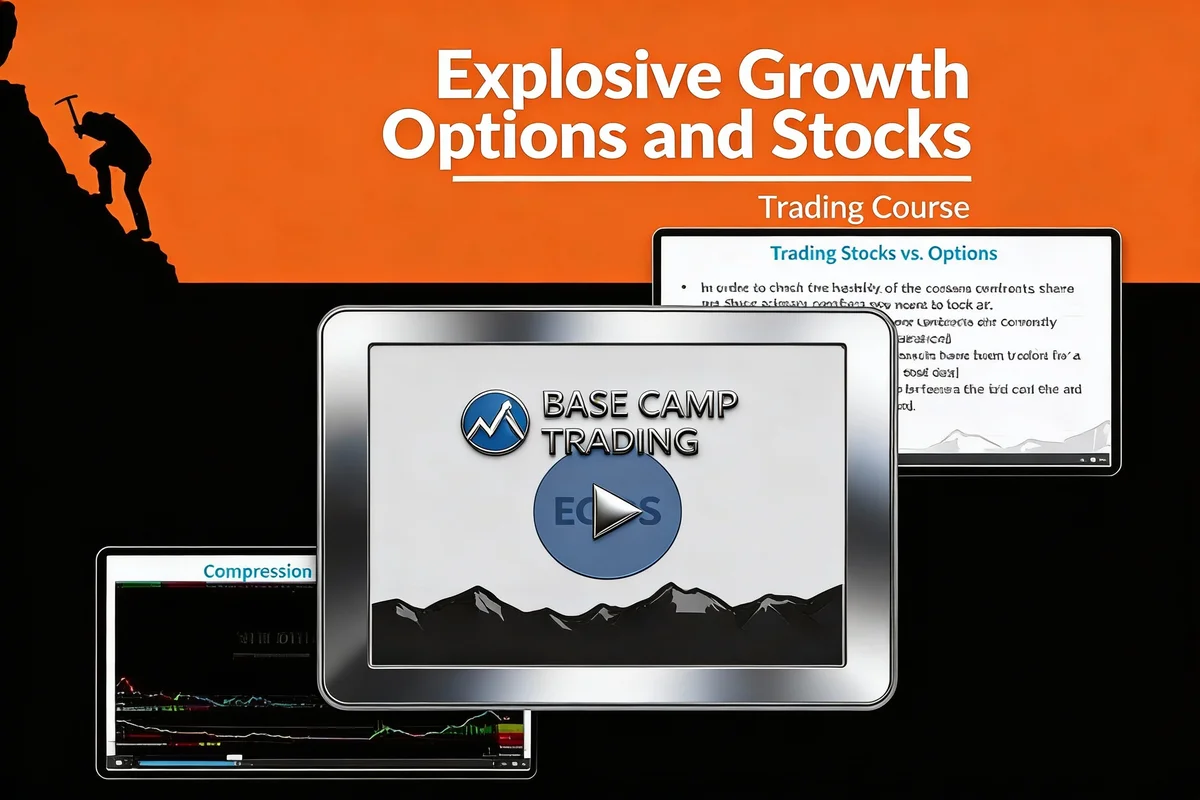 Base Camp Trading Explosive Growth Options & Stocks program cover image