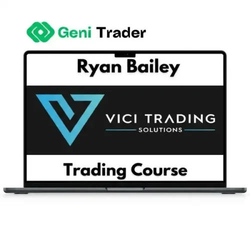 Vici Trading Solutions course cover featuring Ryan Bailey's trading strategies.
