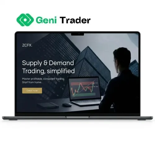 ZCFX Trading Course promotional image showcasing Forex trading techniques.